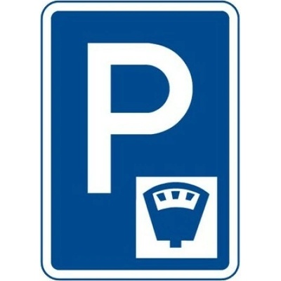VAKOmobiliář Dopravní značka IP13c - Parkoviště s parkovacím automatem