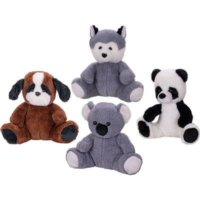 Mikro trading Zvieratko plyšové - 19 cm - sediace - 4 druhy