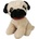 Амек Тойс Плюшена играчка Амек Тойс - Куче мопс със звук, 20 cm (040252-1)