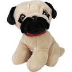Амек Тойс Плюшена играчка Амек Тойс - Куче мопс със звук, 20 cm (040252-1) - ozone