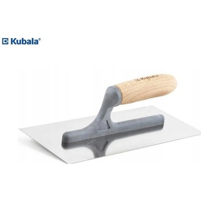 KUBALA 0475 Hladítko nerez hladké 270x130mm dřevěná rukojeť