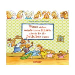 Wenn sieben müde kleine Hasen abends in ihr Bettchen rasen | Christiane Hansen (ISBN: 9783751200905)