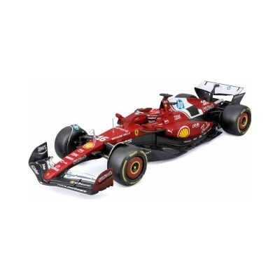 Bburago Bburago – RACE Formula F1 Ferrari SF-25 (2025) s helmou 16 Charles Leclerc 1:18