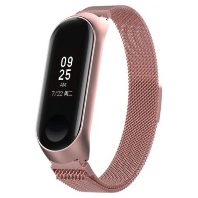 BStrap Milanese Large remienok na Xiaomi Mi Band 3/4, rose pink SXI005C05