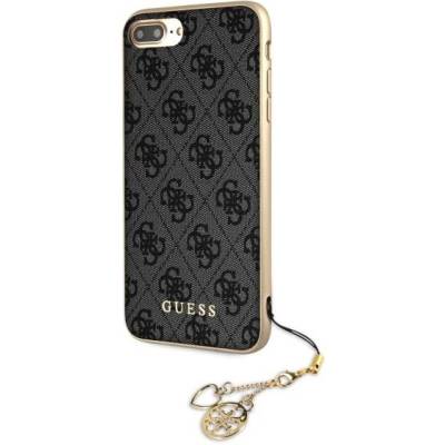 GUESS Гръб Guess Charms Hard Case 4G за iPhone X/XS - Сив (3700740434246)