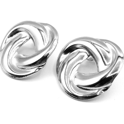 RajSperku Elegantní dámské náušnice z chirurgické oceli NS260155