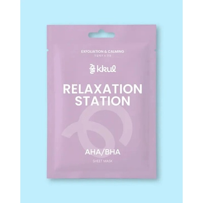 kkul Pleťová maska s AHA a BHA kyselinami Relaxation Station AHA/BHA Sheet Mask - 25 ml – Hledejceny.cz