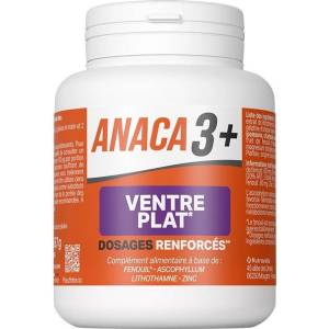 Anaca3 Ventre Plat Формула за плосък корем, 120 капсули, Anaca3 (336324 NTRV)