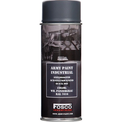 FOSCO Farba ARMY maskovacia v spreji 400 ml RAL 7016 WH PANZERGRAU