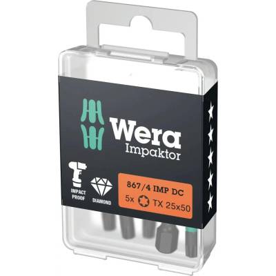 Wera 1/4" TX 25x50 5 ks 057665