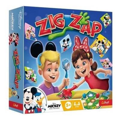 Trefl Trefl: настолна игра Zig Zap - Мики Маус и приятели