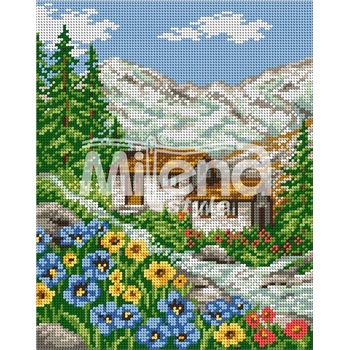 Image 1 of Milena Style Лято в планината - гоблен с щампа без конци