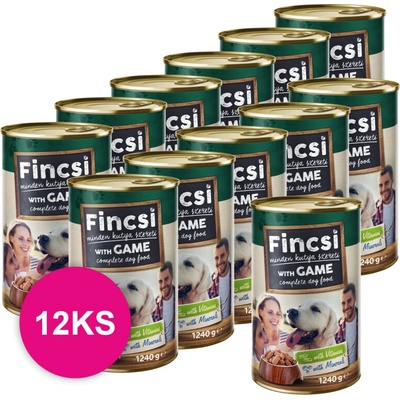 Fincsi Adult Dog Zverina 12 x 1240 g