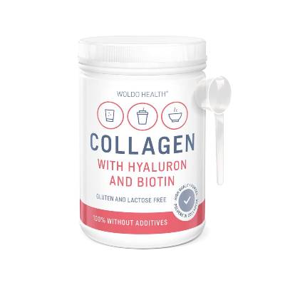 Woldohealth Kolagen s kyselinou hyaluronovou 500g