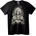 NOONEBRAND Тениска с мистична качулата фигура - XXS, Black