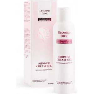 Biofresh Diamond Rose Shower Cream Gel - Освежаващ душ-крем 200мл