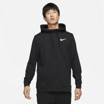 Nike Суичър Nike Dri-FIT Men's Full-Zip Training Hoodie - Black