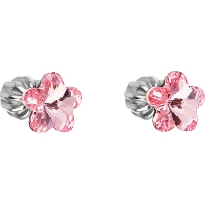 Pavona pecka s krystaly Swarovski růžová kytička 31080.3 – Zboží Dáma