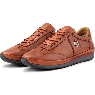 Ducavelli Мъжки ежедневни обувки от естествена кожа - Светлокафяви (1610_Кафяво)