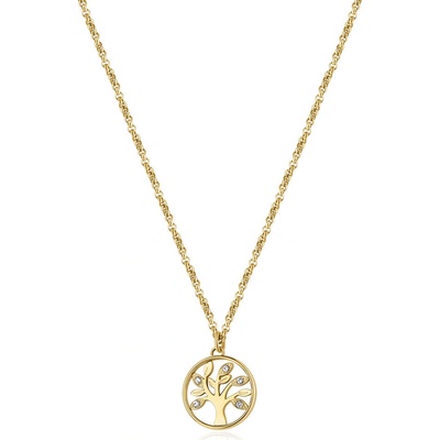 Brosway Pozlátený náhrdelník Strom života chakra BHKN094