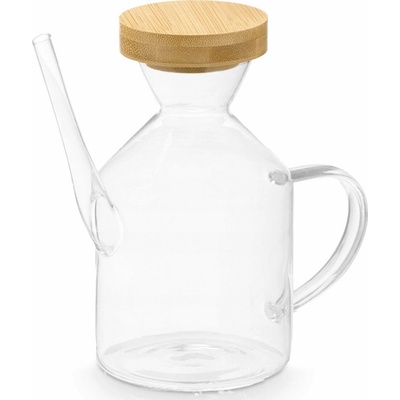 Vivalto Láhev na olivový olej INTRA s bambusovým víčkem 600 ml
