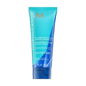 Moroccanoil Color Care Blonde Perfecting Purple Shampoo Неутрализиращ шампоан за руса коса 70 ml