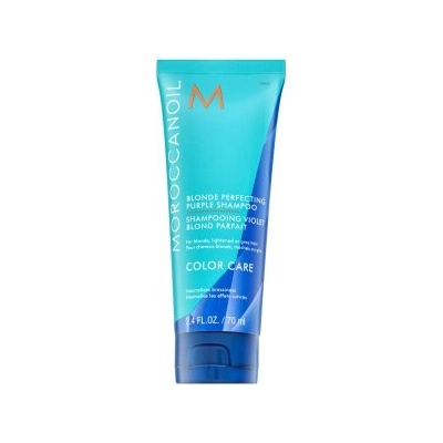 Moroccanoil Color Care Blonde Perfecting Purple Shampoo Неутрализиращ шампоан за руса коса 70 ml