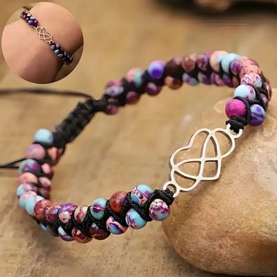 Harahu Náramok Infinity Heart Multi HR29856