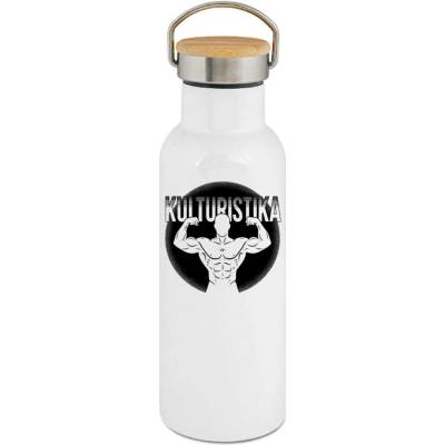 123TRIKO termoska Shadow kulturistika, černý potisk 500 ml rybaření
