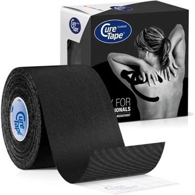 CureTape Classic kineziologická páska čierna 5 cm x 5 m