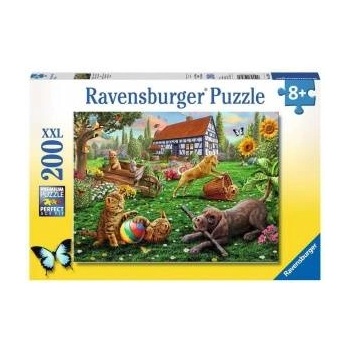 Ravensburger Puzzle XXL 200 Pets in the garden
