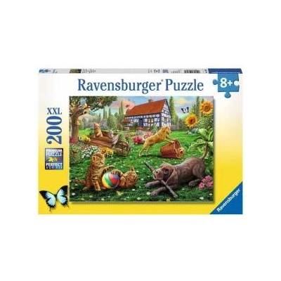 Ravensburger Puzzle XXL 200 Pets in the garden