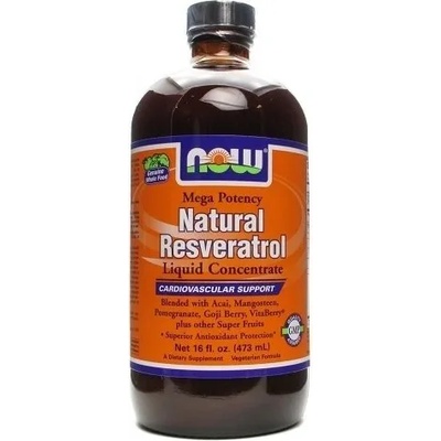 NOW НАУ ФУДС РЕСВЕРАТРОЛ 150МГ. Х473МЛ / now resveratrol liquid 150 mg vegetarian 473ml