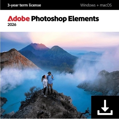Adobe Photoshop Elements 2026, WIN/MAC - 3 roky – Hledejceny.cz
