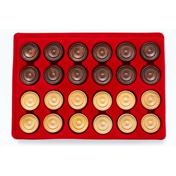 Italfama Игра дама (дървени пулове)