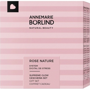 Annemarie bÖrlind Rose Nature Supreme Glow X-MAS Set подаръчен комплект за перфектна кожа