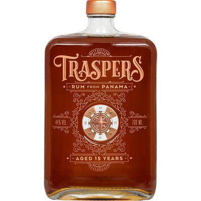 Traspers Panama Rum 15y 44% 0,7 l (čistá fľaša)