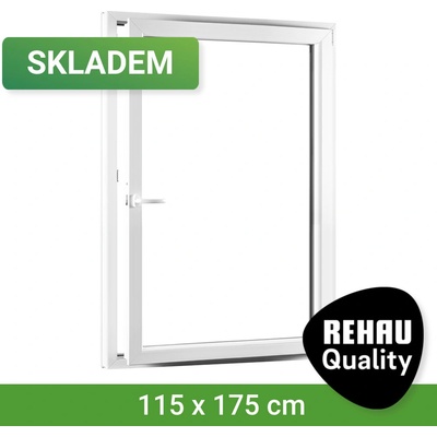 SKLADOVÁ-OKNA.cz REHAU Smartline+, otvíravo-sklopné pravé 1150 x 1750