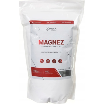 Wish Hořčík citrát prášek VEGE 1 kg