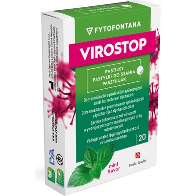 Herb Pharma Fytofontana Virostop máta 20 pastilek