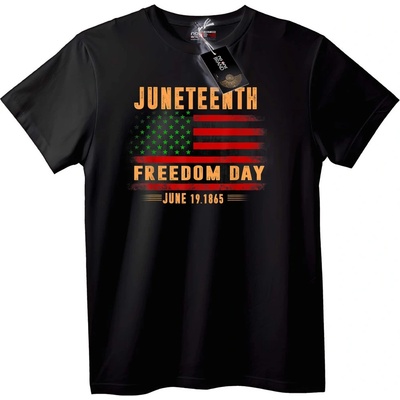NOONEBRAND Тениска Ден на Свободата Juneteenth - S, Black