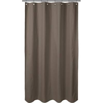 Humdakin Sprchový závěs z organické bavlny Waldorf 150 × 200 cm, hnědá barva, textil