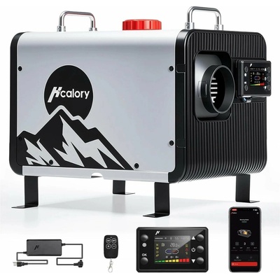 Hcalory HBH2 – nezávislé 8kW dieselové topení, 12V/24V/220V, nádrž 5L, APP HBH2 – Sleviste.cz
