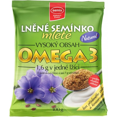 Semix Lněné semínko mleté Natural 100 g – Zboží Dáma