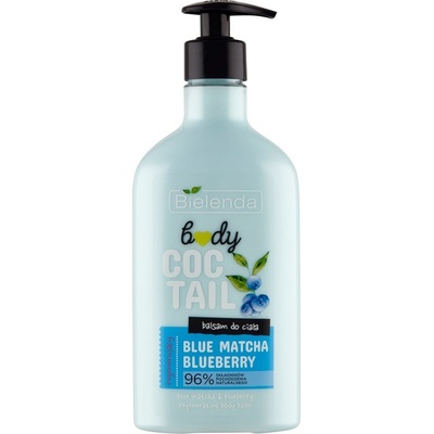 Bielenda Body Coctail Blue Matcha + Blueberry regeneračné telové mlieko pre výživu a hydratáciu 400 ml