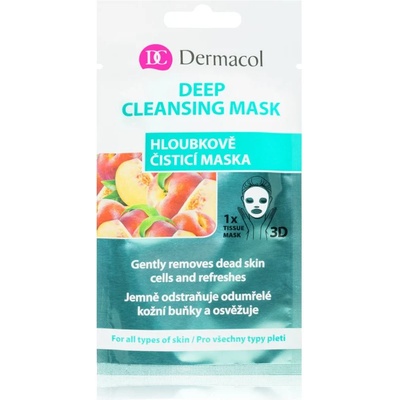 Dermacol Cleansing текстилна 3D дълбоко почистваща маска 15ml