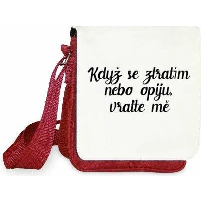 Malá brašna Když se ztratím nebo opiju