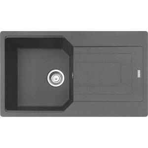 Franke Гранитна мивка INSET Maris, 860×500, двустранен отцедник, цвят Stone Grey (114.0580.493) Мивка за вграждане