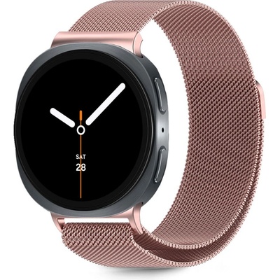 Стоманена верижка за часовник Samsung Galaxy Watch 8 (40/44mm) / 8 Classic (46mm) от Tech-Protect MilaneseBand - Rose Gold (5906302331895)