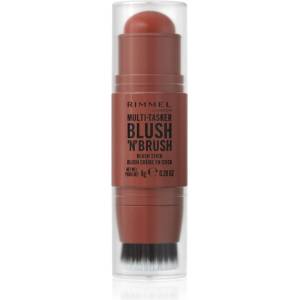 Rimmel Multi-Tasker Blush'N'brush руж в стик с четка цвят 350 Roasted Peach 8 гр